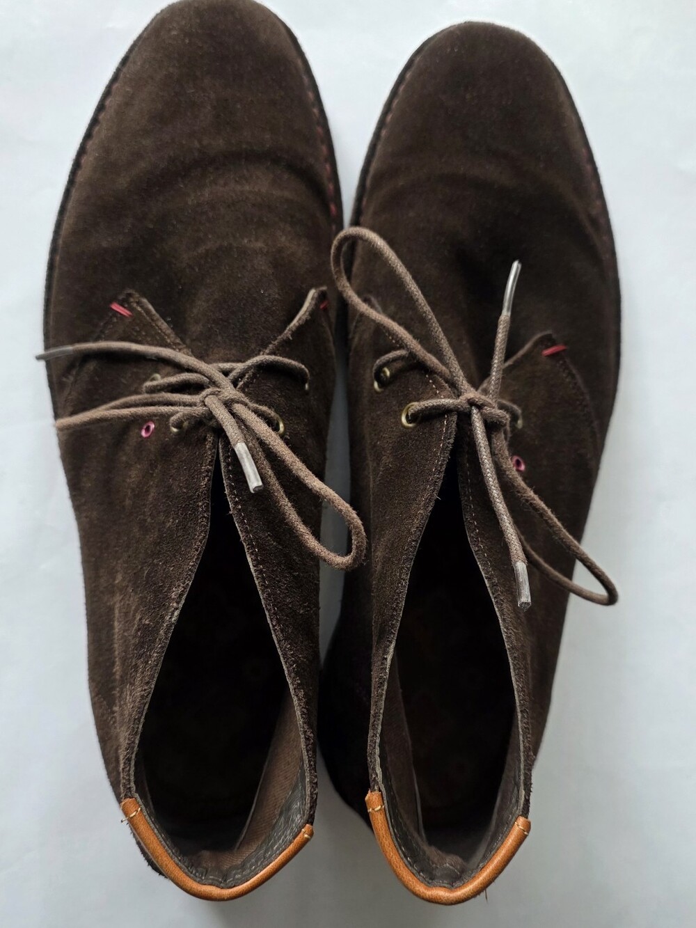 Ted Baker London Suede Desert Boots Brown 10.5-11